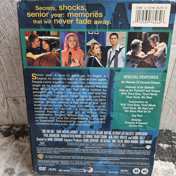 One Tree Hill The Complete Third Season DVD Widescreen 6 DVD Box Set - Picture 8 of 9
